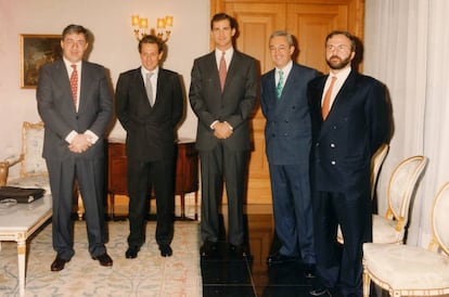 Visita del Príncipe Felipe a Teldat.