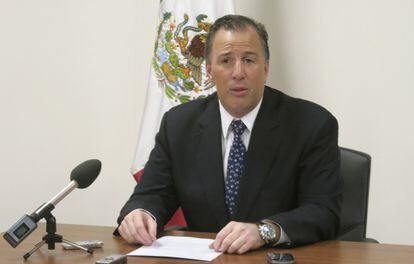 El canciller mexicano Meade en Ginebra, este martes