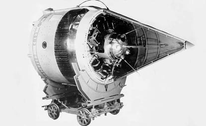 Modelo de 'Lunik 1'.