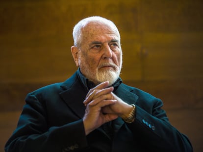 Michelangelo Pistoletto, retratado en 2019 en Milán.