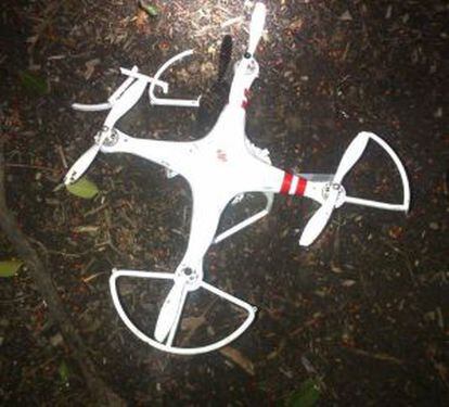 Foto del drone facilitada por los servicios secretos.
