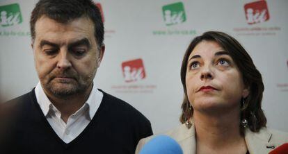 Antonio Ma&iacute;llo y la consejera de Fomento, Elena Cort&eacute;s.