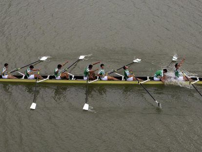 El Betis gana la regata en la dársena del Guadalquivir