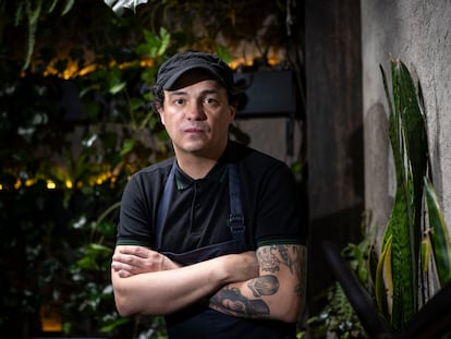 Álvaro Clavijo, en el restaurante El Chato, en Bogotá, el 30 de Junio del 2023.