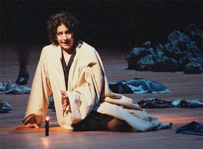 Hildegard Behrens, durante una actuación en el Festival de Salzburgo, en julio de 1999.