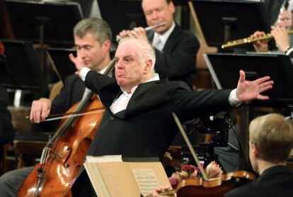 Daniel Barenboim durante su concierto del año en Viena.