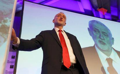 Jeremy Corbyn, l&iacute;der brit&aacute;nico de la oposici&oacute;n, la semana pasada en Londres.