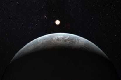 Solsticio de invierno en la Tierra.