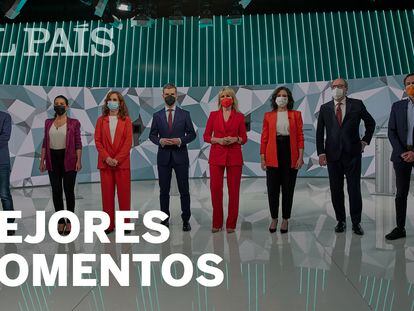 Vídeo | Los mejores momentos del debate electoral del 4-M en Madrid