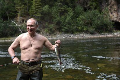 Putin es un conocido amante de la naturaleza que aprovecha cualquier ocasión para hacer escapadas a lejanos lugares de la geografía rusa y participar en programas de conservación de animales, desde tigres hasta leopardos o cigüeñas, siempre con amplia cobertura mediática