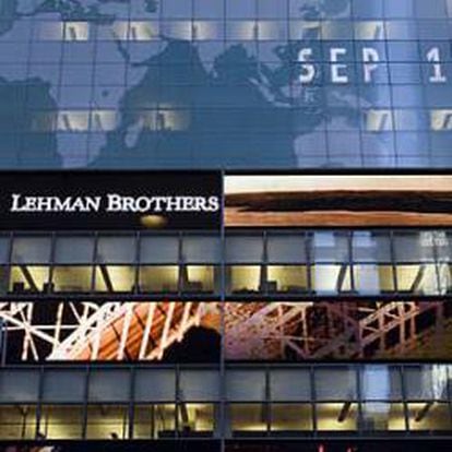 Sede de Lehman Brothers en Nueva York, el 10 de septiembre de 2008, justo antes de la quiebra.
