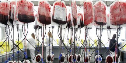 Centro de donaci&oacute;n de sangre de la Comunidad de Madrid.