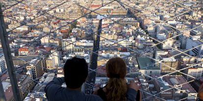 Vista de la Ciudad de México desde la Torre Latinoamérica.