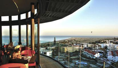 Mirador del hotel Bohemia en la playa del Ingl&eacute;s de Gran Canaria.