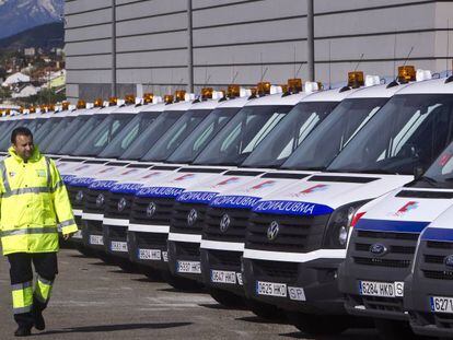 Flota de ambulancias para el Servicio C&aacute;ntabro de Salud. &nbsp;