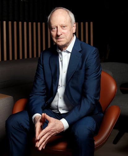 Michael Sandel, filósofo y profesor, el pasado 24 de abril en la sede del IE en Madrid.