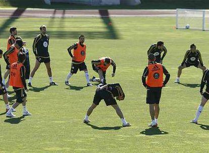 Los jugadores de la selección entrenan en la Ciudad Deportiva de Las Rozas