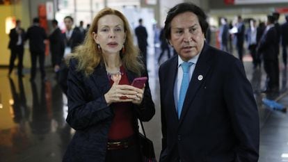 Alejandro Toledo y Eliane Karp, en una foto de archivo de noviembre de 2016.