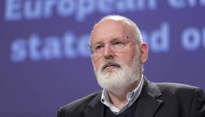 El vicepresidente de la Comisión Europea Frans Timmermans.
