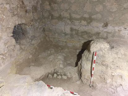 Aljibe subterráneo de época islámica localizado en Zahara de la Sierra (Cádiz).