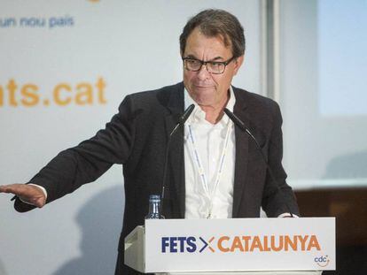 Artur Mas al Consell  Nacional de CDC, domingo.