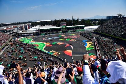 Una vista del autódromo Hermanos Rodríguez, en 2021, durante al Gran Premio de Ciudad de México.