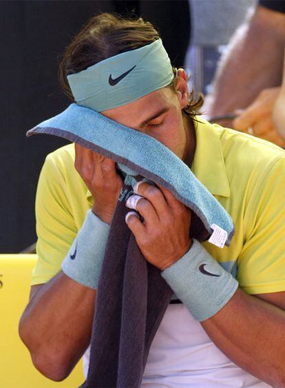 Nadal, en mayo, en la final de Madrid.