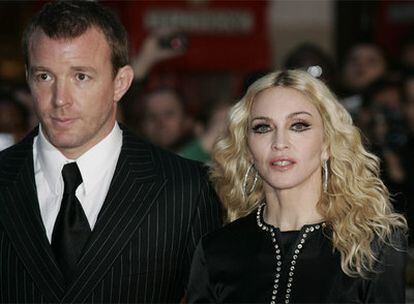 Madonna, con su ya ex marido Guy Ritchie.