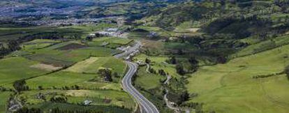 Una de las autopistas de Sacyr en Colombia.