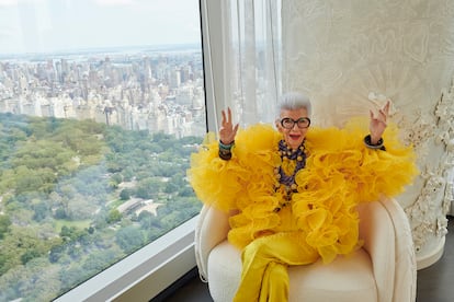 La interiorista Iris Apfel, con la que H&M lanzará una colección en 2022.