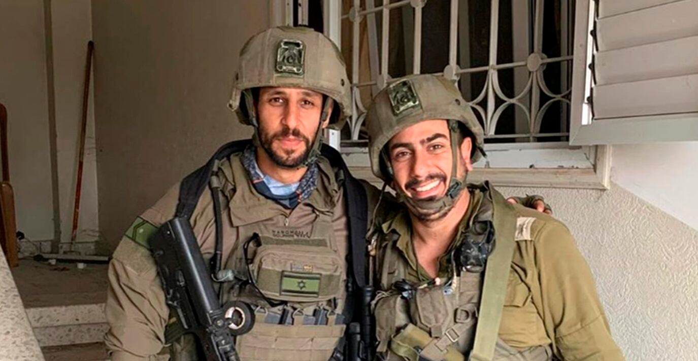 Idan Amedi (izquierda), en una imagen publicada en su cuenta de Instagram el 11 de diciembre.