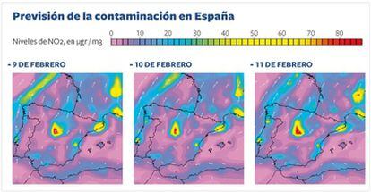 (Fuente: Laboratorio de Medio Ambiente de la Universidad Politécnica de Madrid / EL PAÍS)