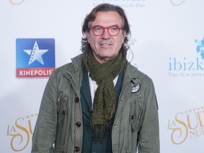 El expresentador Pepe Navarrol, durante un estreno en Madrid, en enero de 2020.