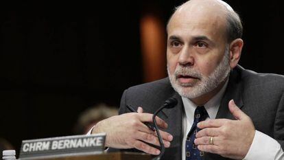 El presidente de la Fed, Ben Bernanke.