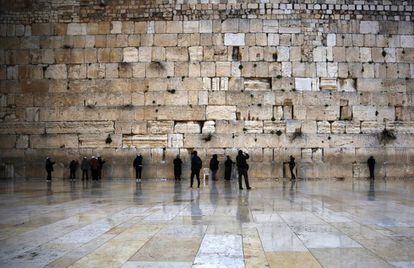 El Muro de las Lamentaciones, en Jerusalén. 