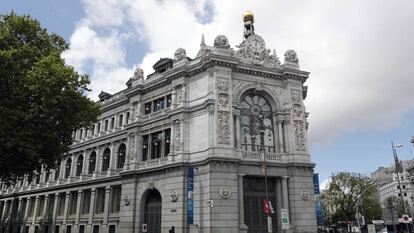 Fachada del Banco de España.