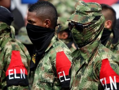 Miembros del ELN, en una imagen de archivo.