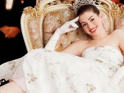 Anne Hathaway en 'Princesa por sorpresa'.