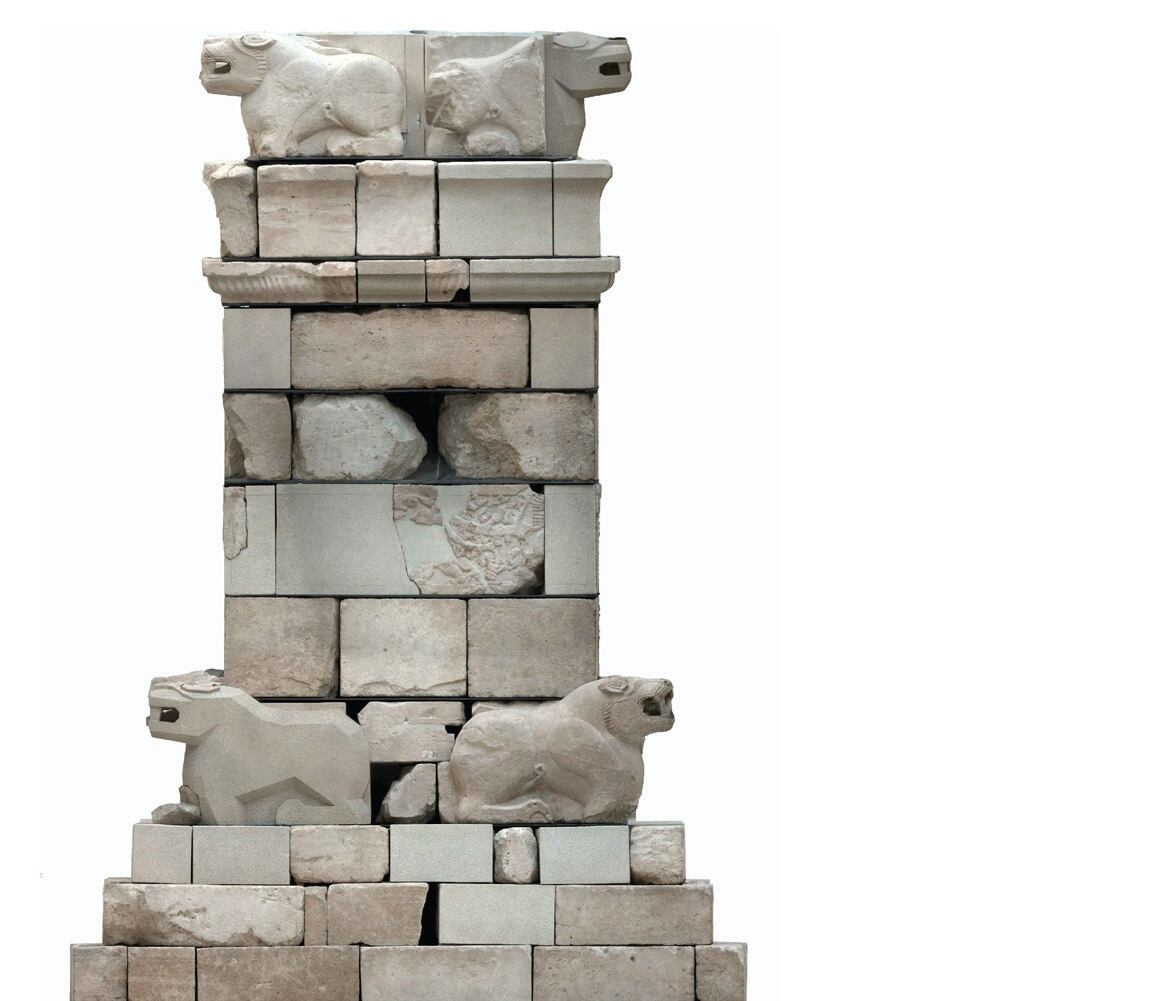 Estructura del Pozo Moro en el Museo Arqueológico Nacional.
