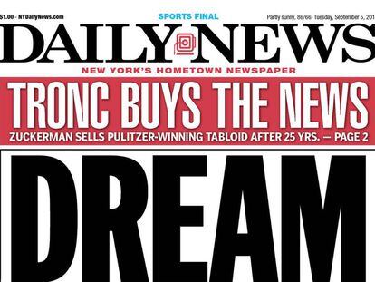 Portada del Daily News