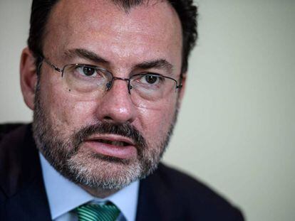 El canciller mexicano, Luis Videgaray, este s&aacute;bado en Danang (Vietnam).