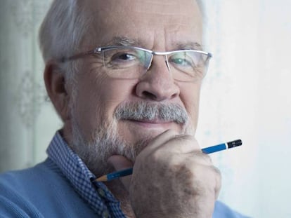 Retrato de Forges en su casa de Madrid, en noviembre de 2011.