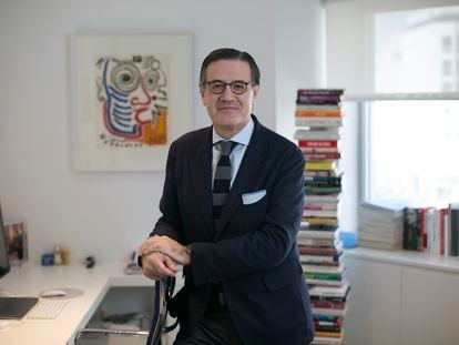 José Antonio Llorente, en su despacho en la sede de LLYC en Madrid.