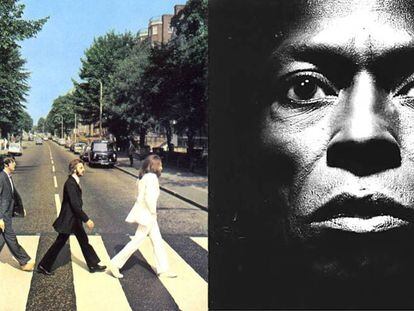 Portadas de &#039;Abbey Road&#039; (izquierda), realizada por Ian McMillan, y de &#039;Tutu&#039;, obra de Irving Penn.