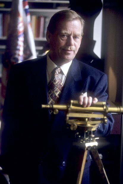 Václav Havel, en Praga en 1995.
