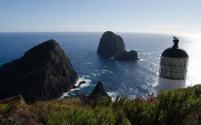 Faro de East Cape, en Nueva Zelanda, el punto m&aacute;s al este del planeta.