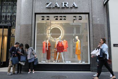 Un tienda de Zara en Niza, Francia