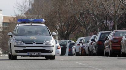 Un coche de la Guardia Civil. 