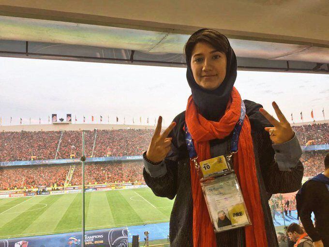 Nilofar Hamedi, una de las periodistas iraníes condenadas por informar de la muerte de Mahsa Amini.