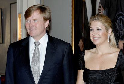 Guillermo y Máxima, príncipes de Holanda, en un concierto en Ámsterdam el pasado 31 de mayo.